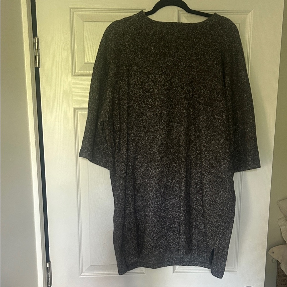 Cherish Charcoal Midi Dress